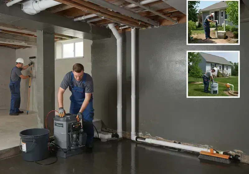 Basement Waterproofing and Flood Prevention process in Monroe County, IL